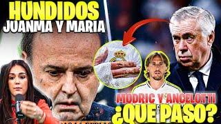 JUANMA Y MARIA TRISAC SE DESAHOGAN TRAS EL CLASICO  ANCELOTTI Y MODRIC DAN LA CARA Y EXPLICAN TODO