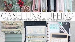 Weekly Cash Unstuffing & Cash Condensing | Taking Money Back to the Bank | Cash Envelope System