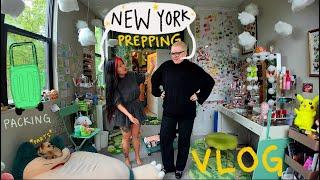 Queer Diaries ️ prepping for a New York trip, bleaching & dying my hair red, packing & exercising