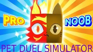 ОЧЕНЬ БЫСТРАЯ ПРОКАЧКА В Pet Duel Simulator | ROBLOX