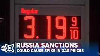 Russia sanctions could cause sudden spike in gas prices, experts say