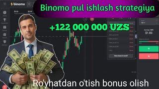 Binomo +122 000 000 UZS pul ishlash strategiyasi / Ro'yhatdan o'tish