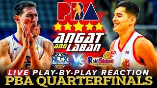 NLEX VS RAIN OR SHINE │ 2025 PBA PHILIPPINE CUP PLAYOFFS Play-by-Play Reaction & Scoreboard