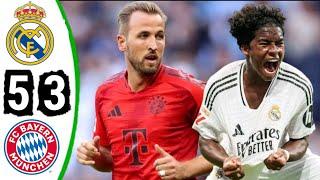 Real Madrid vs Bayern Munich 5-3 • Full time Highlights & All Goals 2024 HD