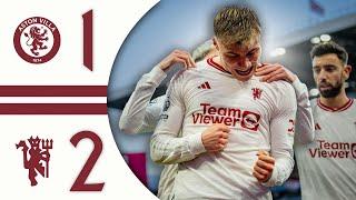 VICTORY AT VILLA PARK  | Aston Villa 1-2 Man Utd | Highlights