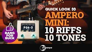 Quick Look: 10 Tones on the Hotone Ampero Mini - Incredible value amp/fx modeller!