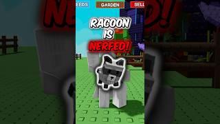 RACCOON PET Just Got Nerfed in Grow a Garden! (Roblox) #growagarden