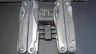 DAICAMPING DL7 Titanium vs LEATHERMAN CHARGE+ TTI