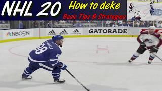 NHL 20 how to deke basic tips & strategies