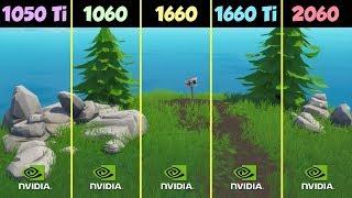 GTX 1050 Ti vs GTX 1060 vs GTX 1660 vs GTX 1660 Ti vs RTX 2060