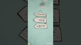 welcome to home ..#art #artscraft #diy