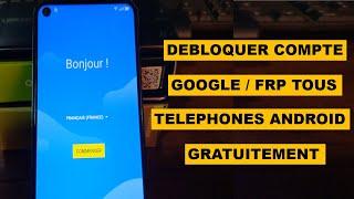 Debloquer compte Google téléphones ITEL, INFINIX, TECNO gratuitement