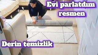 Dublex evimi temizledim.🫧Motivasyon videosu️#temizlik #clear #vlogmas #motivation