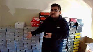 UNBOXING AN ABSURD AMOUNT OF SNEAKERS! CLOSE TO 200 PAIRS! Day In The Life Of a Sneaker Reseller