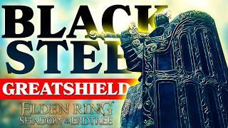 Elden Ring - BLACK STEEL GREATSHIELD Location - Best for FINAL BOSS! - Highest HOLY Damage Negation