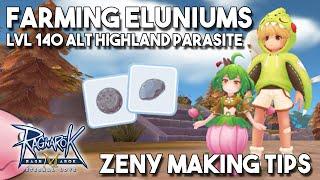 FARMING ELUNIUMS USING LVL 140 ALT (CHILL FARMING) - RAGNAROK MOBILE