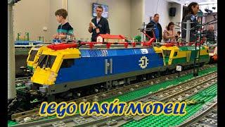 LEGO vonatok vasútmodell kiállításon/LEGO trains at the model railway exhibition