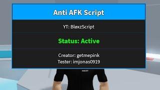 roblox (anti afk) script pastbin Working pc and mobile and all executor 100% work all game