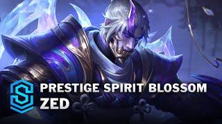 Prestige Spirit Blossom Zed Skin Spotlight - League of Legends