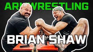 Brain Shaw VS Levan Saginashvili   | Who will win  #armwrestling #devonlarratt