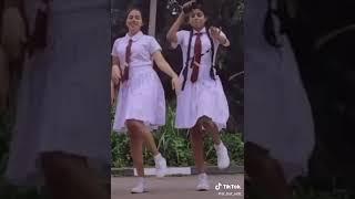 Sri lankan school girls tiktok dance