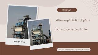 Bauma Stall 2023 | Atlas asphalt plant 260 tph display