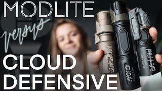 Modlite vs. Cloud Defensive Handheld Light SHOWDOWN | PLH-V2 & OKW vs. MCH-HC