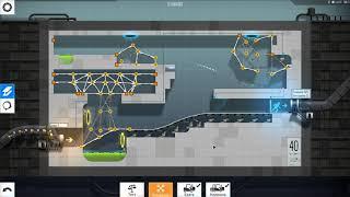 Bridge Constructor Portal - 40 lvl - collapsing structure method