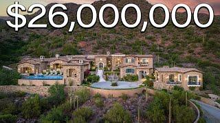 Touring The MOST EXPENSIVE HOUSE In Scottsdale Arizona