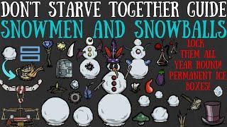 NEW Snowmen, Snowballs, & The Hidden Mechanics Of Both - Don't Starve Together Quick Bit