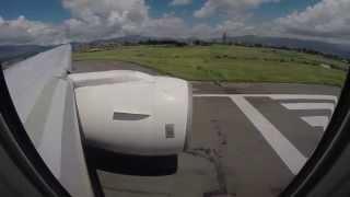 Thai Airways B777-200ER TG320 Takeoff from Kathmandu Tribhuvan Rwy 20