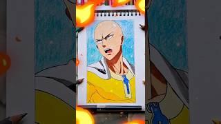 Drawing ️Saitama️ from One Punch Man #shorts #drawing #art #saitama #onepunchman