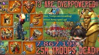 lords mobile: EMPEROR T3 RALLY TRAP VS 2000% BLASTS! +15 ASTRELITE CANT STOP IT!! B2w $FU XMZ  