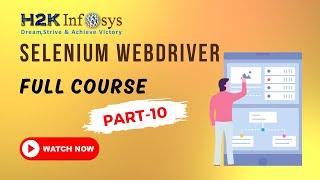 Log4j in Selenium WebDriver-Part-10 | H2KInfosys