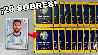 ¡BUSCANDO A MESSI EN 20 SOBRES DE LA COPA AMERICA 2021! - SE BUSCAN GOATS #15