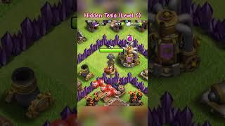 Hidden Tesla (Level 6) #clashofclans #supercellcoc #supercell #coc #gaming #viralvideo #games