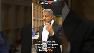 Sylvester Stallone. Three strong daughters. One unforgettable family #syl #rocky #yt