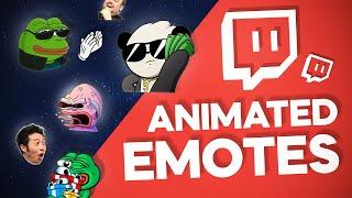 How To Make CUSTOM Animated Twitch Emotes