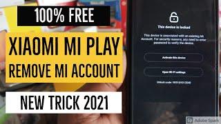 Xiaomi Mi Play Mi Account Remove in SP Flash Tool | Mi Account Unlock Tool Free Download #Miaccount