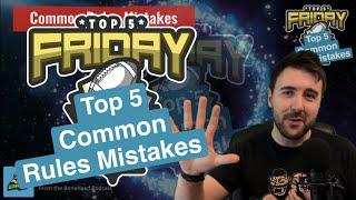 Top 5 Common Blood Bowl Rules Mistakes - Top 5 Friday (Bonehead Podcast)