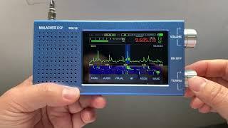 Malachite Malahit DSP SDR Receiver V5 receiving MW, SW and FM Radio