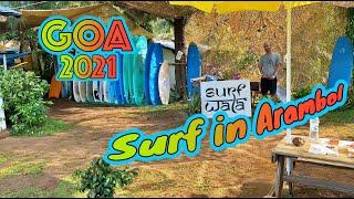 Гоа - 2021: Школа серфинга в Арамболе - Surf Wala открыта.