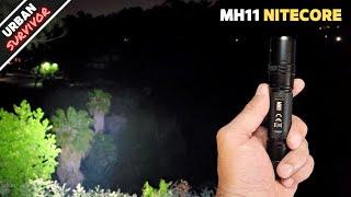 NITECORE MH11 EDC Flashlight (1000 lumens, USB-C, 18650 battery, 250h runtime)
