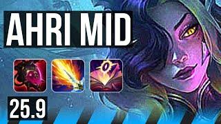 AHRI vs YONE (MID) | 17/1/7, 44k DMG, Legendary | EUW Master | 25.9