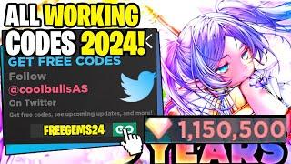 *NEW* ALL WORKING CODES FOR ANIME DIMENSIONS IN 2024! ROBLOX ANIME DIMENSIONS CODES