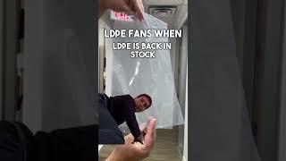 LDPE Fans When LDPE is Back In Stock ️ #ldpe #sustainability #recycling