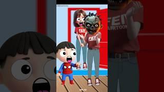 Find the right momy  #cartoon  #funny #comedy #shorts #short #spiderman #superman