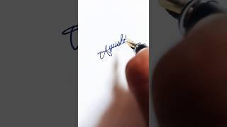 cursive writing practice #cursive #ayush name and #A style #short