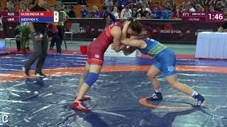 1/2 WW - 62 kg: M. GUSEINOVA (RUS) v. Y. SIEDYKH (UKR)