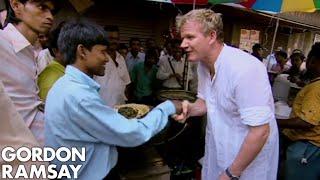 Gordon Ramsay Cooks Street Food In India | Gordon's Great Escape